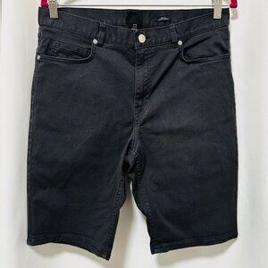 H&M Slim Fit Women's Dark Grey 5 Pocket Bermuda Shorts Size 33